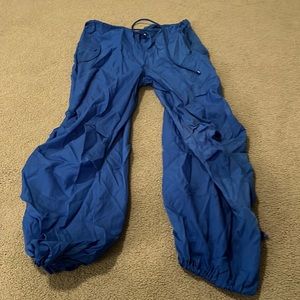 shein blue windbreaker pants